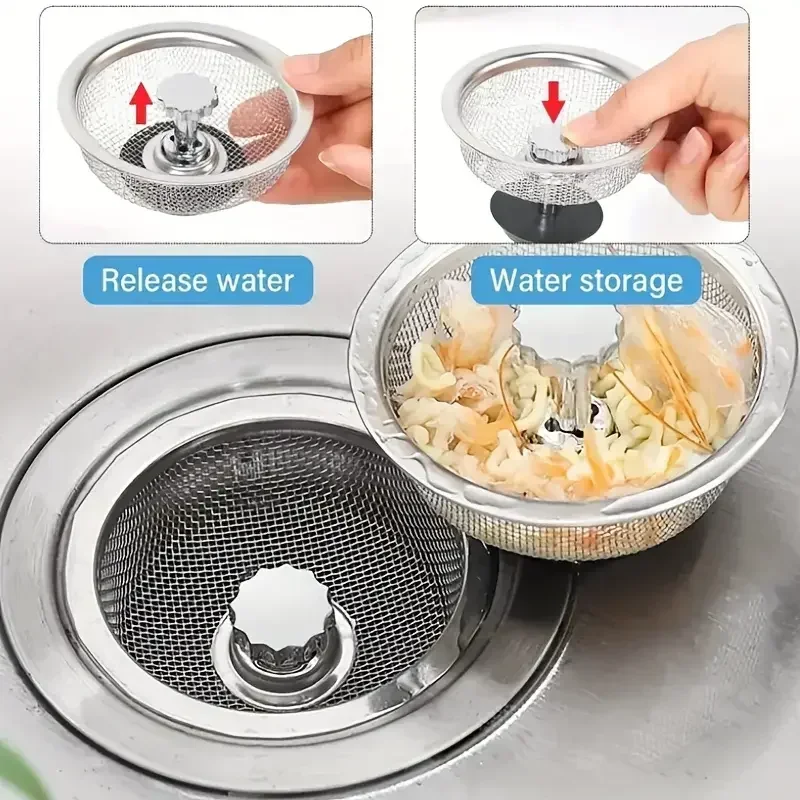 2Set Gootsteenzeefje Met Handv - Commercial Kitchen Bin recensie en prijs